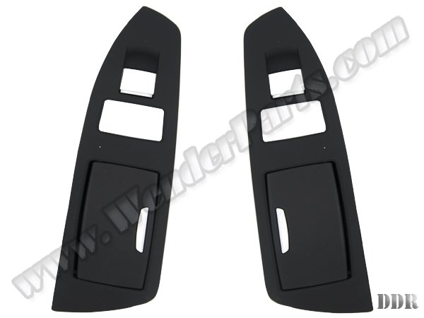 Cam Düğme Çerçeve Seti F01 Arka Sol&Sağ; Küllüklü; Siyah (Arka Güneşlik) - 9169047/048