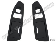 Cam Düğme Çerçeve Seti F01 Arka Sol&Sağ; Küllüklü; Siyah (Arka Güneşlik) - 9169047/048