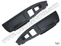 Cam Düğme Çerçeve Seti F01-LCI Arka Sol&Sağ; Küllüklü; Siyah (Arka Güneşlik) - 7322877/878