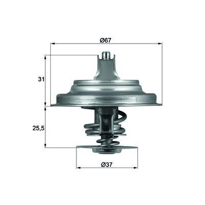 Termostat 87C Vw 2.5 Tdi T4,Lt35,Crafter Tx 25 87D