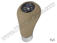 Vites Topuzu BMW -6 İleri- Man/Şanz; (Bej; Noktalı Suni Deri) -///M-Sport- - 25117896886BG