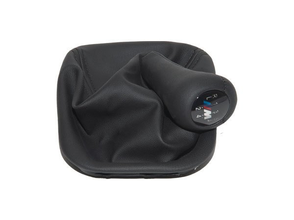 Topuzlu Vites Körüğü E34 -5 İleri- Man/Şanz; (Siyah) Işıklı -///M-Logo- - 25111221527