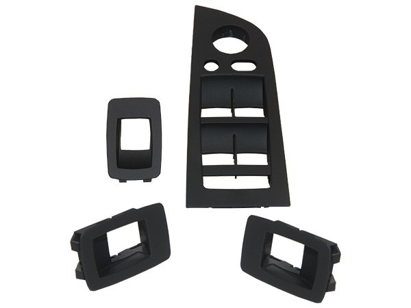 Cam Düğme Çerçevesi E90+LCI (Set); Siyah - 9217332/874S4