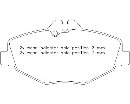 Fren Balatası On Mercedes W211 E270 Cdı 02-08