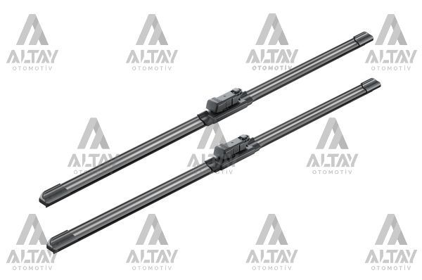 SİLECEK SÜPÜRGESİ TAKIM AMAROK 12 => / TRANSPORTER T5-T6 13=> 16mm BUTON 24''+24'' A821S (600mm+600mm)