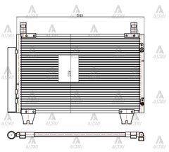 Radyatör Klima Yarıs 06-12 Benzinli 8846052110