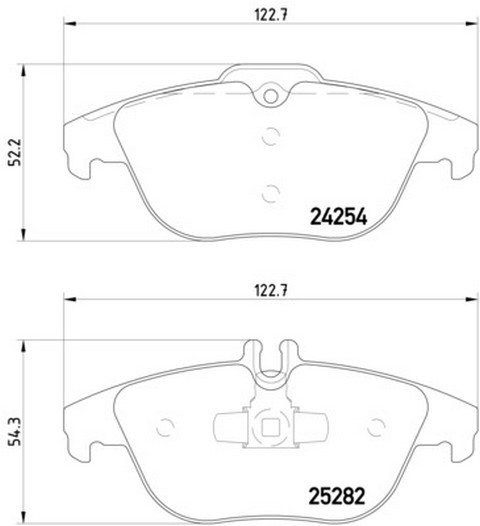 Fren Balatası Arka 204-GLK 2007-13 - A0074206120