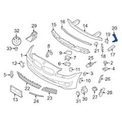 TAMPON BRAKETİ F07/GT/R/ÖN BMW 51647203828