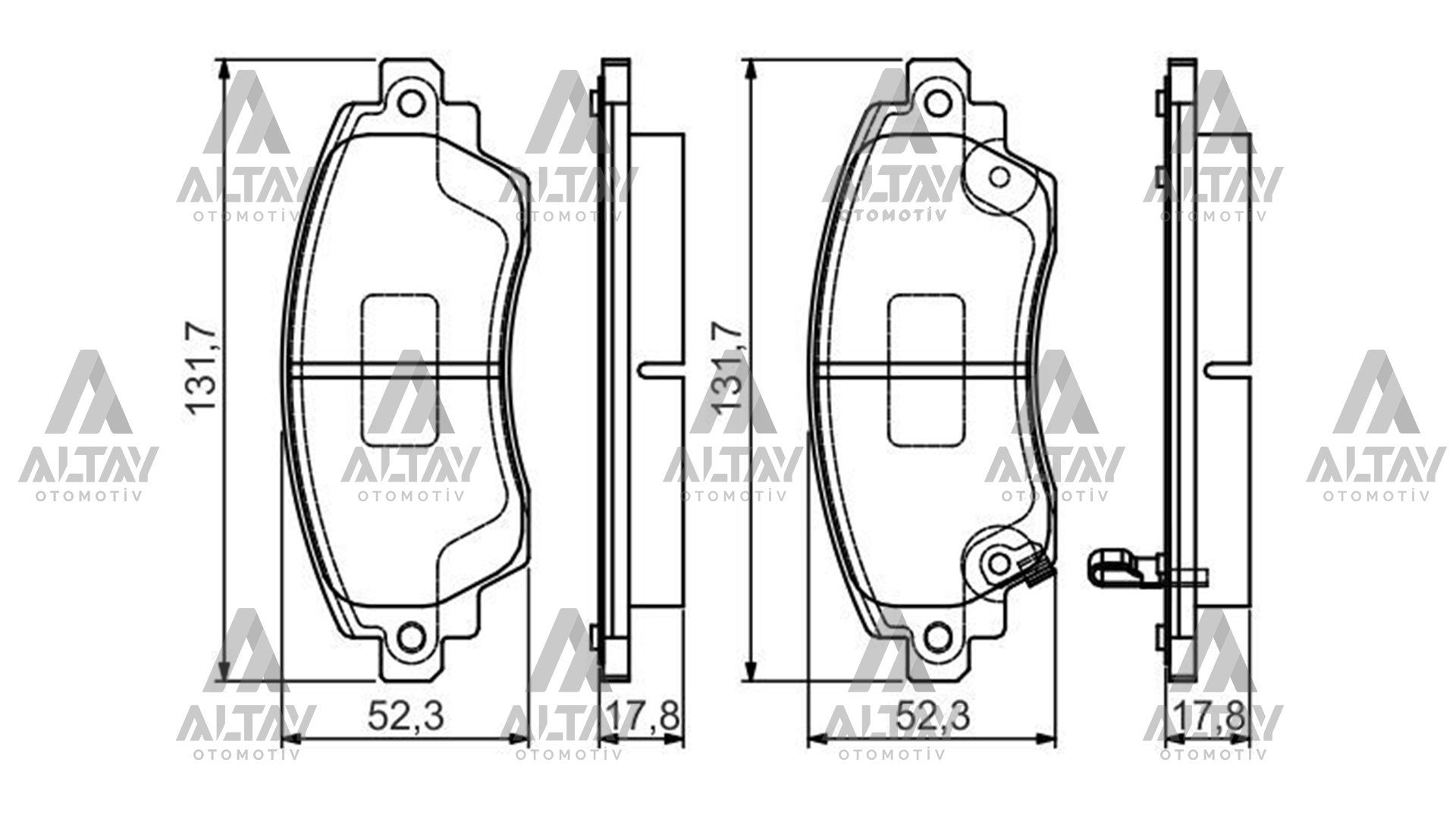 FREN BALATASI COROLLA 98-02 ÖN