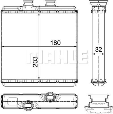 Kalorifer Radyatörü W204/212 2048300061 A2048300061