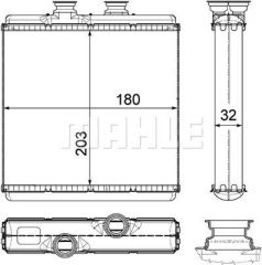 Kalorifer Radyatörü W204/212 2048300061 A2048300061