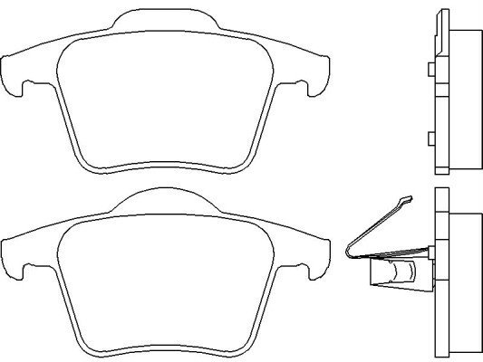 Fren Balatası Arka Volvo Xc90 2.5T, T6 02-, D3, D5 09-
