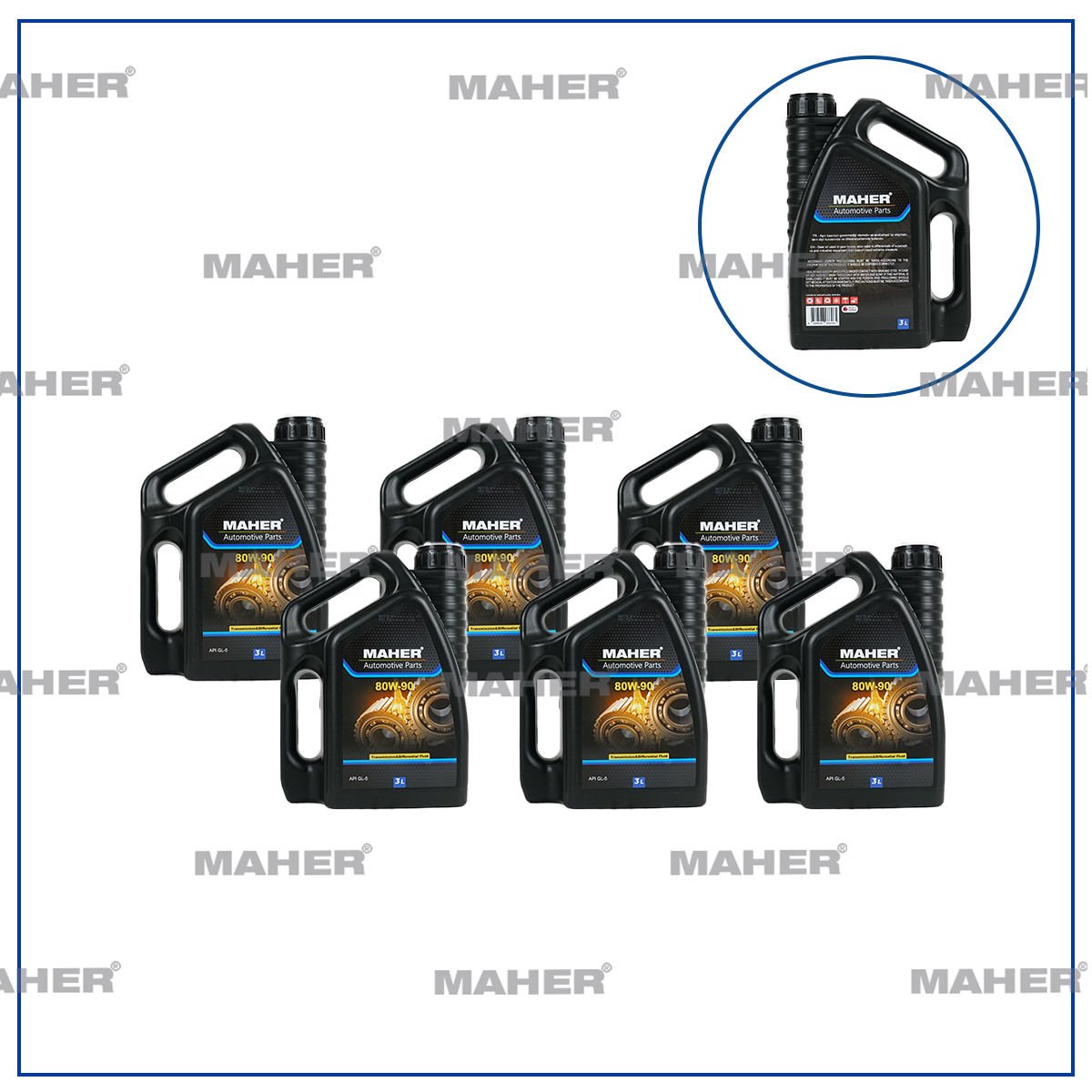 SANZIMAN YAĞI 80W/90 GL5 / 3lt