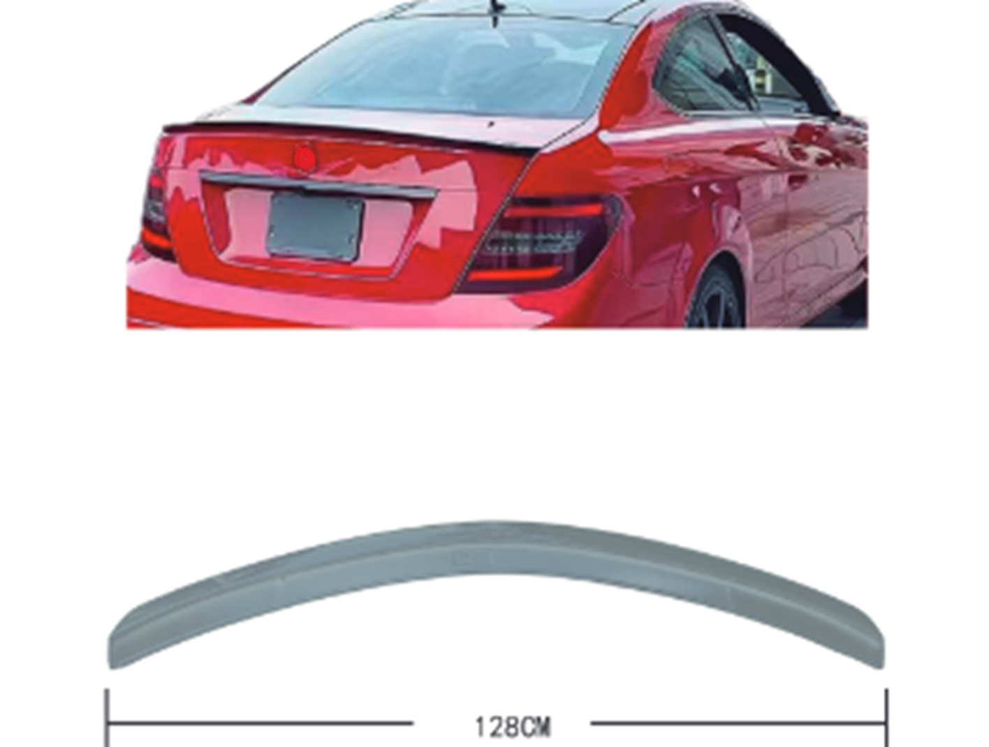 Bagaj Spoyleri W204 -AMG-Sport- 2007-14