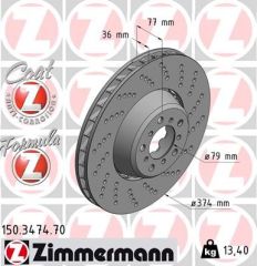 BMW E60-E63 M5-M6 ÖN DİSK SAĞ 34112282806