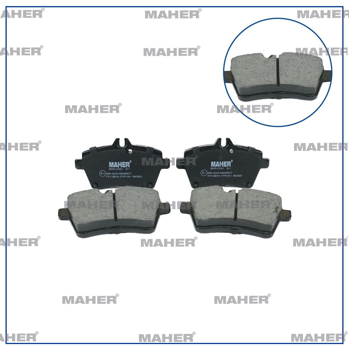 FREN BALATA MERCEDES 04-12 W169 A SERİ / MERCEDES 05-11 W245 B SERİ ÖN