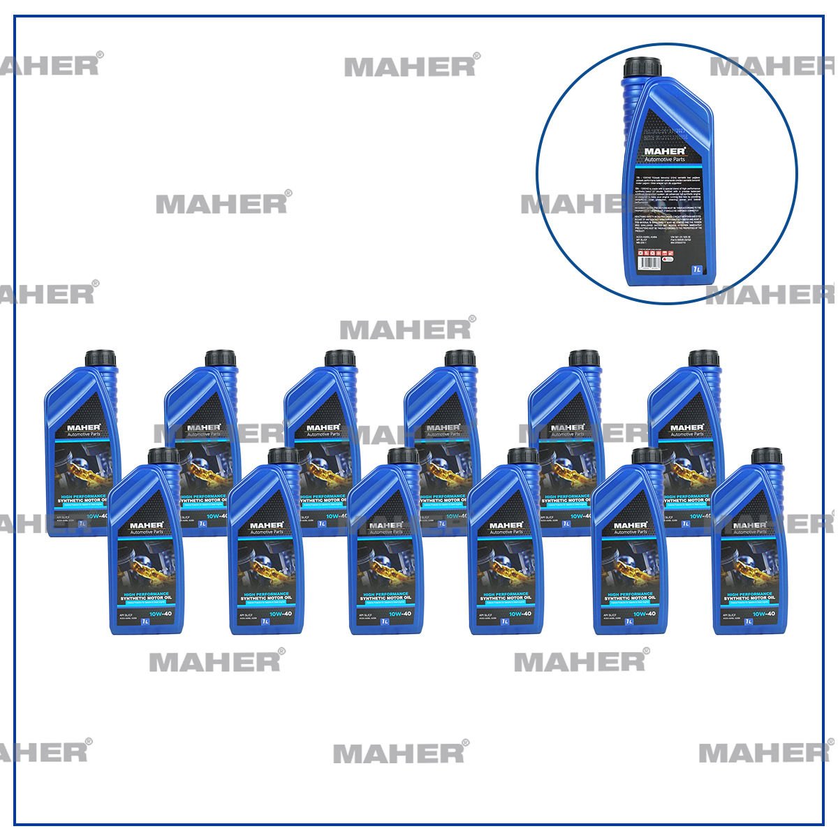 MOTOR YAĞI 10W/40 YARI SENTETİK SL-CF / 1lt