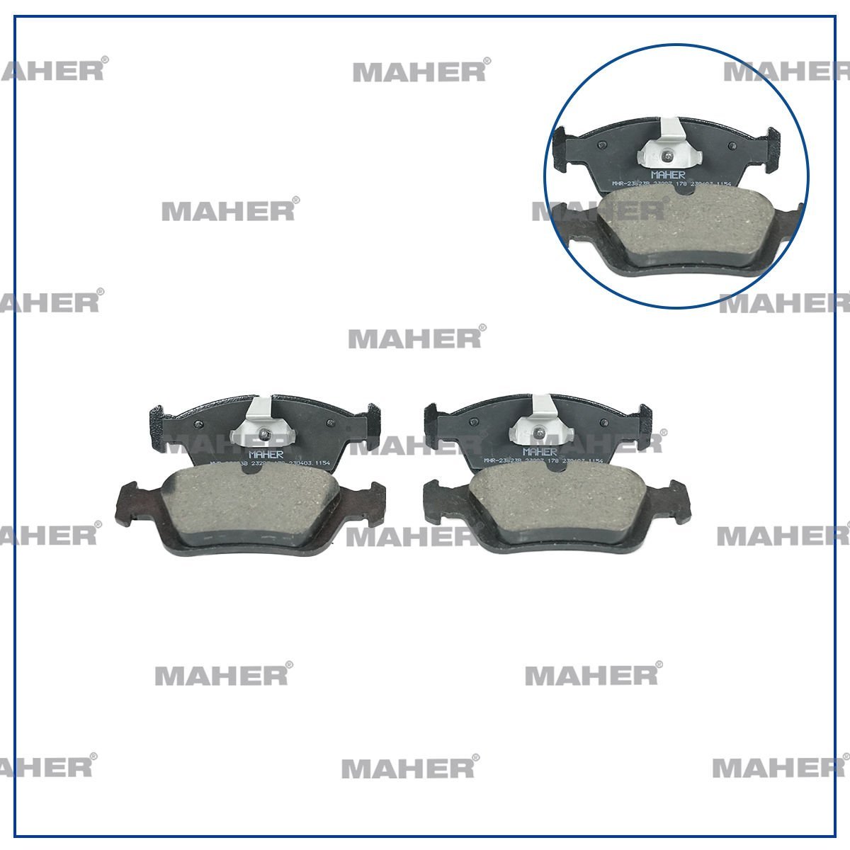 FREN BALATA BMW 3 SERİ  90-98 E36 ÖN 17.50mm ECO