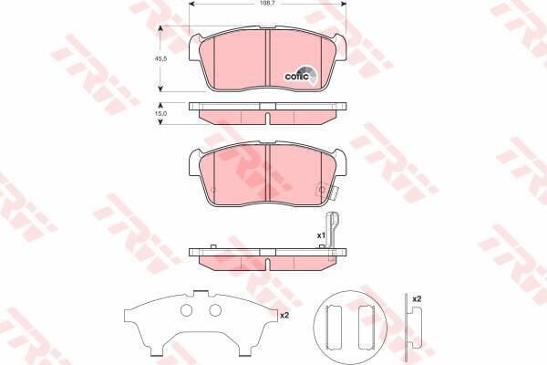 DİSK BALATA ÖN GDB3276 SUZUKI IGNIS (00 03)