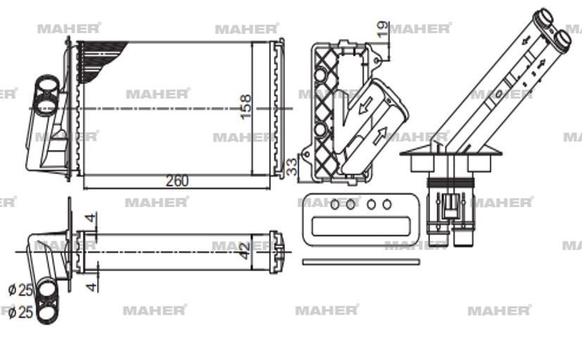 RADYATÖR KALORİFER LAGUNA I  93-01 MEKANİK