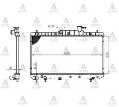 Radyatör Su Accent 03-06 1.3 / 1.6 (Mt) 2531025300