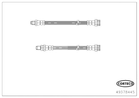 Fren Hortumu Arka-ForTwo 451 2007- - A4514200148