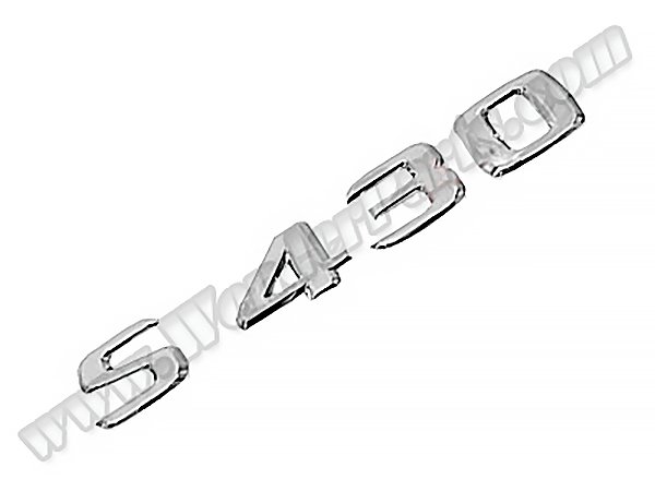 Bagaj Yazısı -S430- [W220] - 2208170315