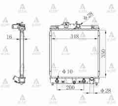 Radyatör Su Cıvıc  92-00 16Mm (At) 19010P03901