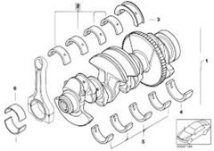 YATAK KOL N40/N42 025 N40.N42.N43.N45.N46.N46N BMW ADET E46 3 SERİSİ