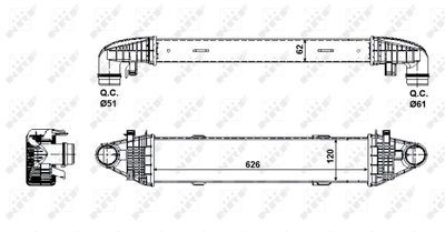 M.BENZ W204-212 M271CGI-651 INTERCOOL RADYATÖRÜ A2045000100