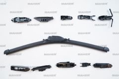 Silecek Süpürgesi Muz Tip Üniversal 16 Aparatlı 18'' (450Mm) 29965