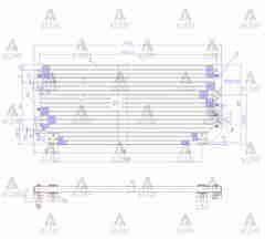 Radyatör Klima Corolla 92-97