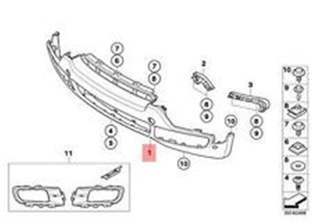 BAGAJ KAPAK TAKOZU BMW E81,E87,F10,F18,F12,G11,G12,İ8 63217173556