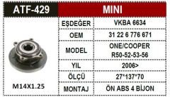 Mini Cooper R56 Ön Porya 31226776162 31222318457 31226776162 31226776671