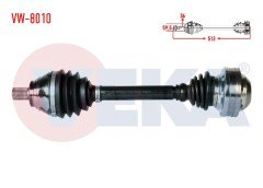 Komple Aks Sol On Volkswagen Caddy Iıı (2Ka,2Kh,2Ca,2Ch) 1.9 Tdı Bjb Uzunluk 513Mm 2004-2010 2K0407271E