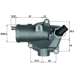 Termostat 92C M.Benz Pkw Om613/648 W210/211/220 Tı 28 92
