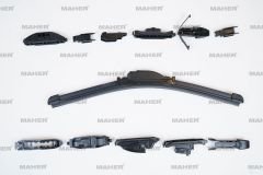 Silecek Süpürgesi Muz Tip Üniversal 16 Aparatlı 15'' (380Mm) 29959