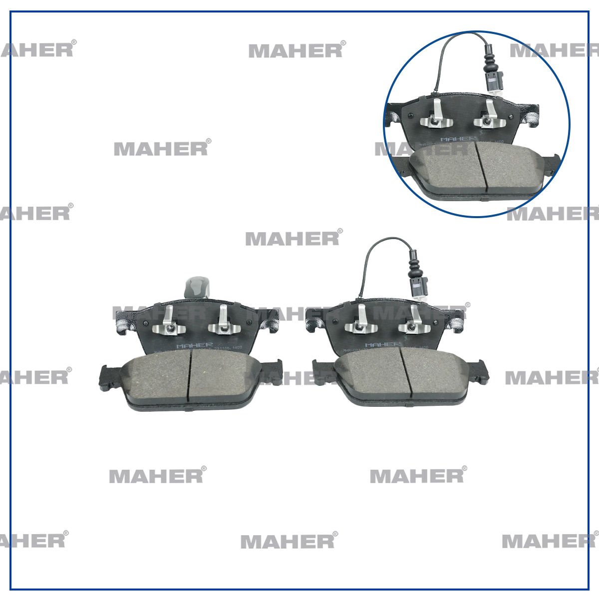 FREN BALATA TRANSPORTER T6 09=> CFCA 2.0 TDI 180 HP FİŞLİ ÖN ECO