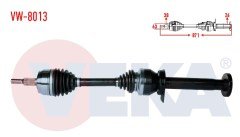 Komple Aks Sag On Volkswagen Transporter V (7Ha,7Hh,7Ea,7Eh) 2.5 Tdı Uzunluk 871Mm 2003-2011 7E0407272Ac 7E0407272Bl 7E0407272Bd 7E0407272Al 7E0407272Bb