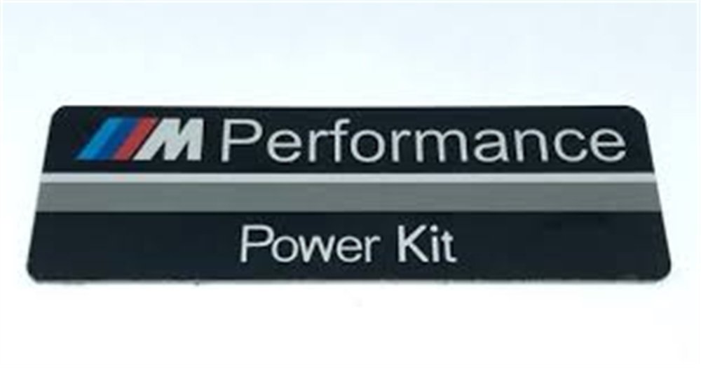 ETİKET M PERFORMANCE F30/SİYAH BMW 51142296495