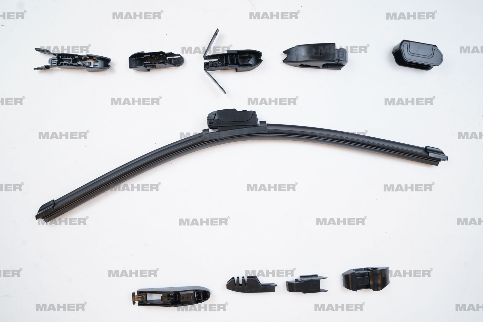 Silecek Süpürgesi Muz Tip Üniversal 10 Aparatlı 19'' (480Mm) 29968