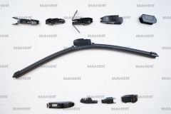 Silecek Süpürgesi Muz Tip Üniversal 10 Aparatlı 19'' (480Mm) 29968