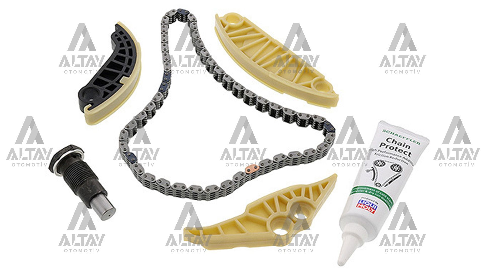 EKSANTRİK ZİNCİR SETİ PASSAT / A3 / A4 / A5 / Q3 / Q5 08=> BZB-CABA-CDHA-CDHB-CAEB-CDNB-CDNC-CCZA 1,8 TFSİ-2.0 TFSİ 5 PARÇA (YAN)