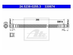 Fren Hortumu W211 W220 Arka - 24523802553