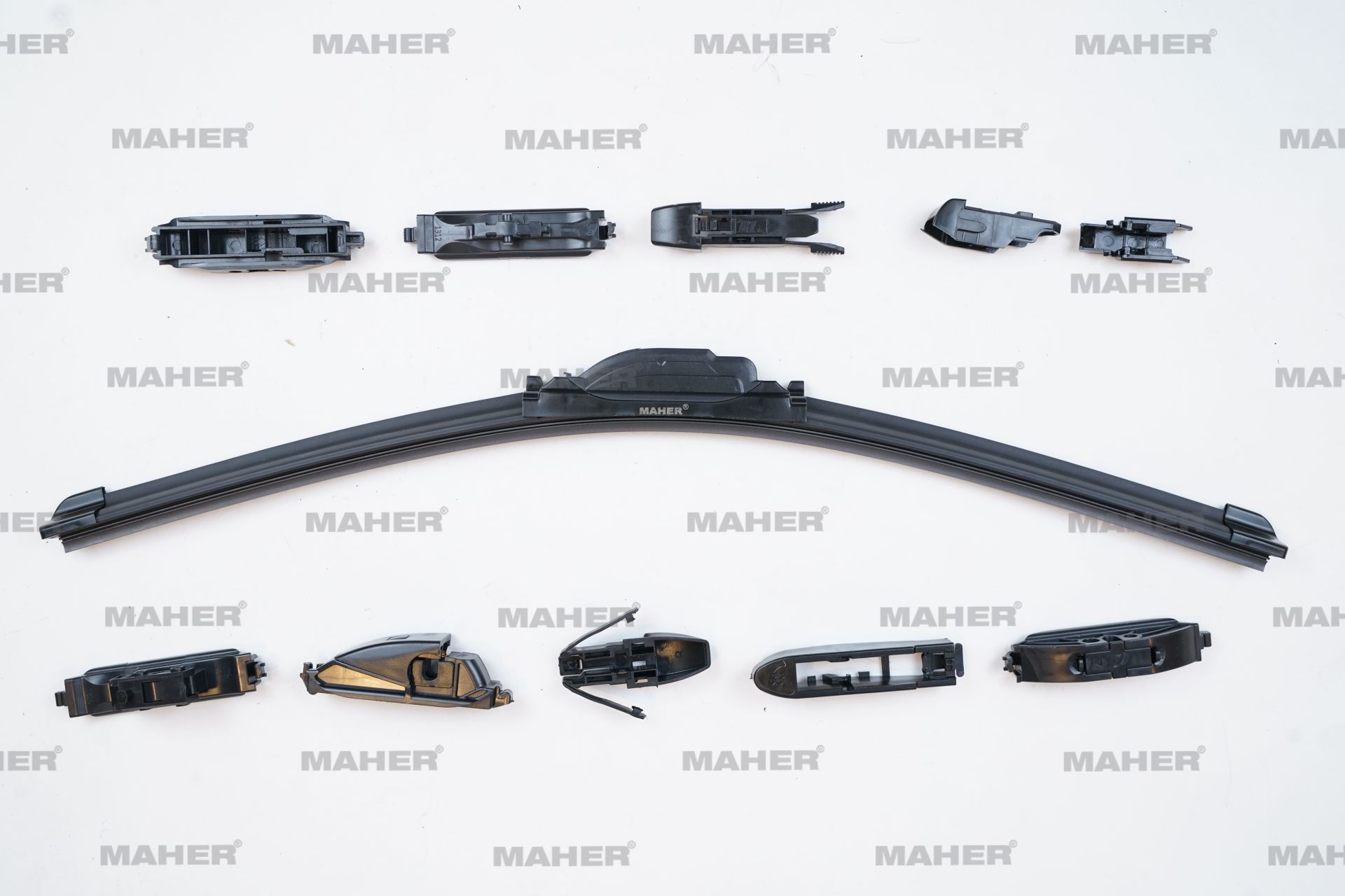 Silecek Süpürgesi Muz Tip Üniversal 16 Aparatlı 20'' (500Mm) 29969