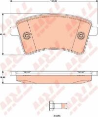 DİSK BALATA ÖN Z3284PS KANGO III 1.5 DCI (08 )