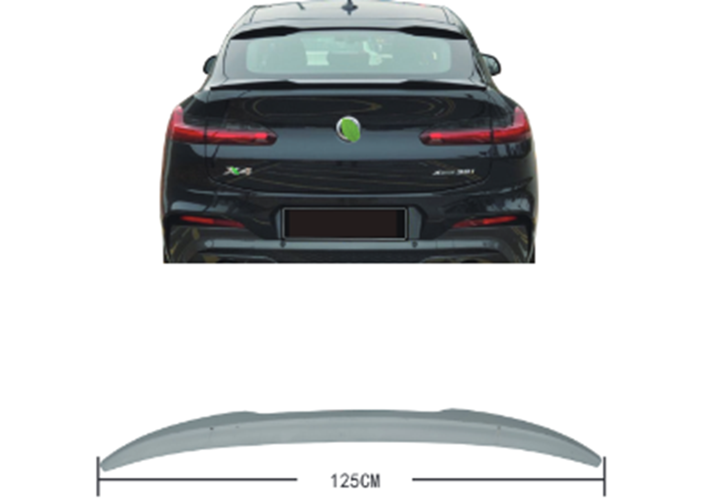 Bagaj Spoyleri X4:F26 -///M4-STYLE-