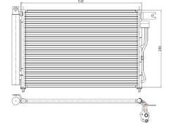 KLIMA RADYATORU ERA 06=>     DIZEL  -  545x350x16 97606-1E300