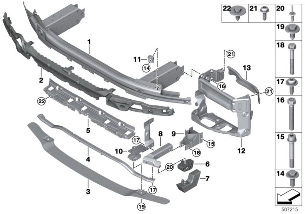 ÖN TAMPON KAPAĞI BMW 51747359788