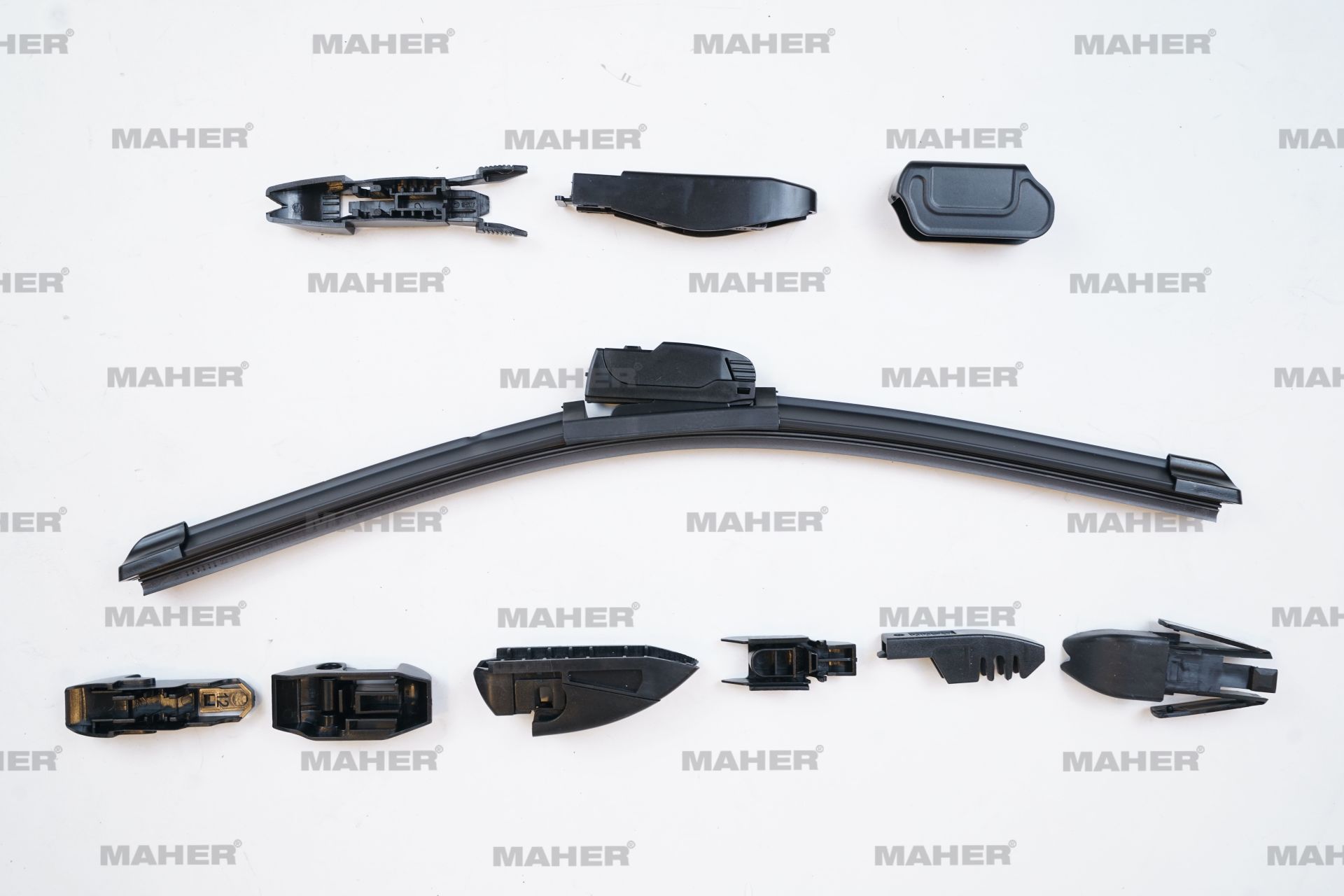 SİLECEK SÜPÜRGESİ TEK TİP ÜNİVERSAL 10 APARATLI 15'' MUZ (380mm)